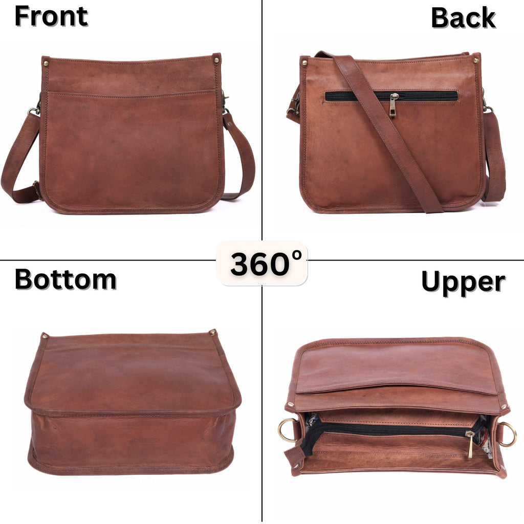 Genuine Leather Crossbody Purse M48333