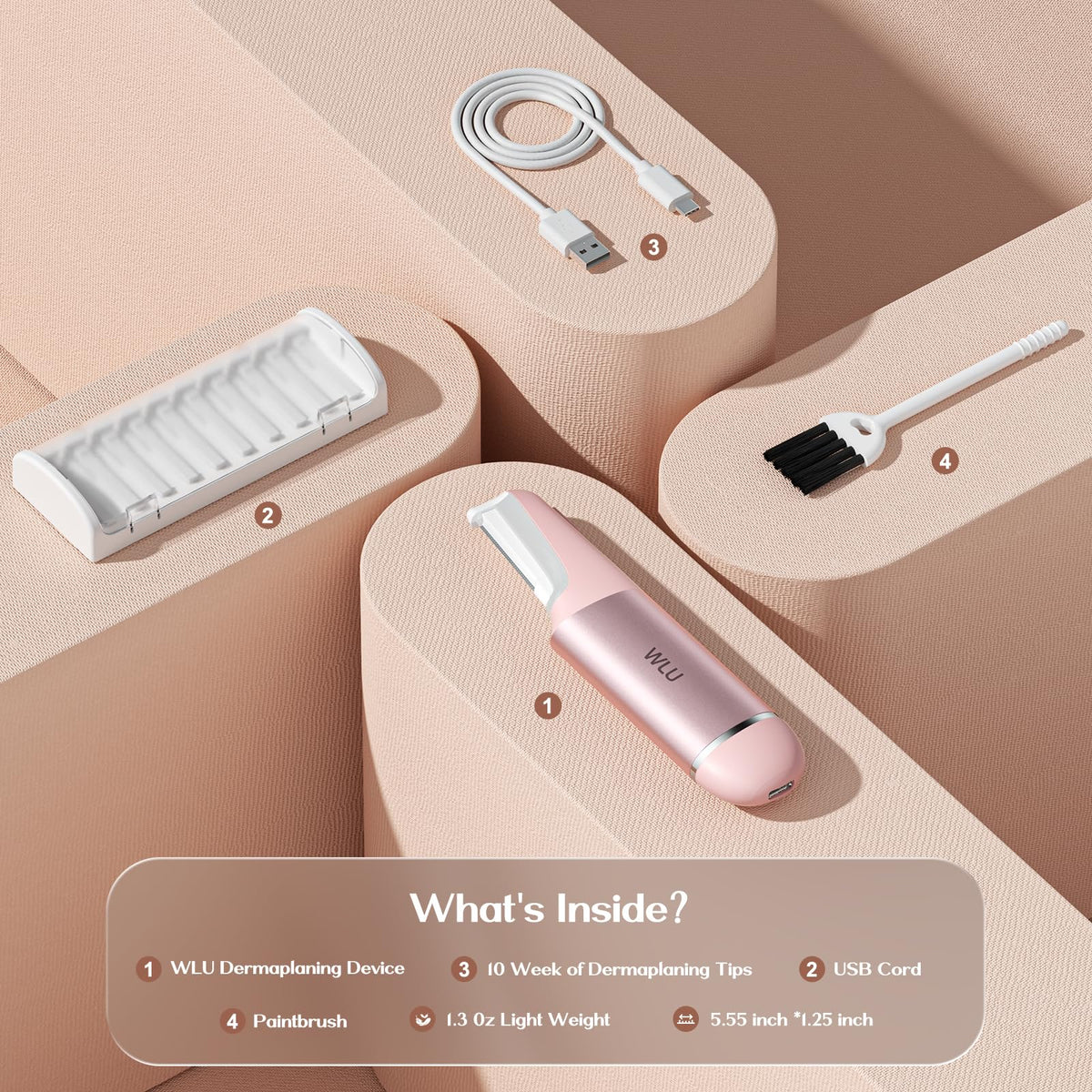 Pale Pink Dermaplane Razor R352