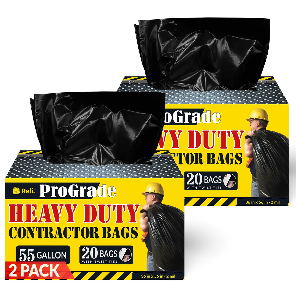 55 Gallon Heavy Duty Garbage Bags Z34904