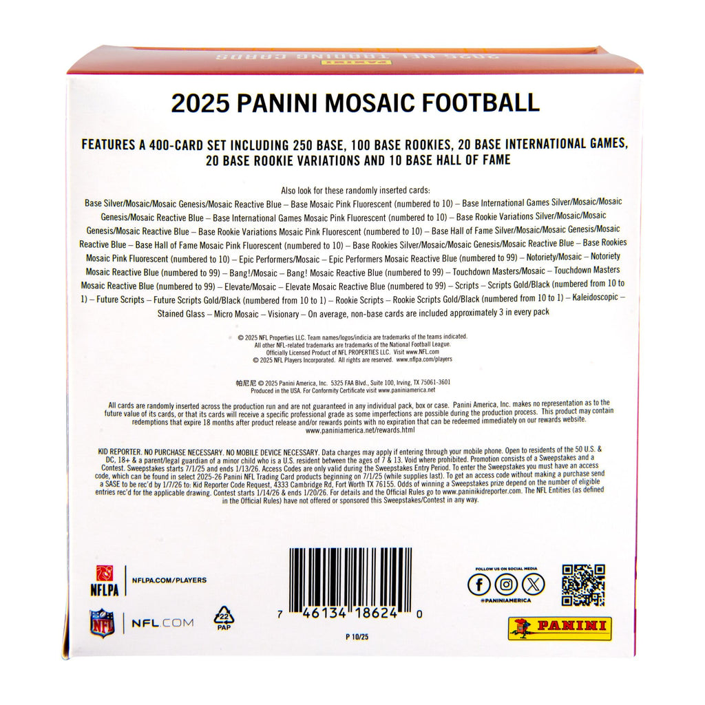 Football Trading Cards Mega Box H207