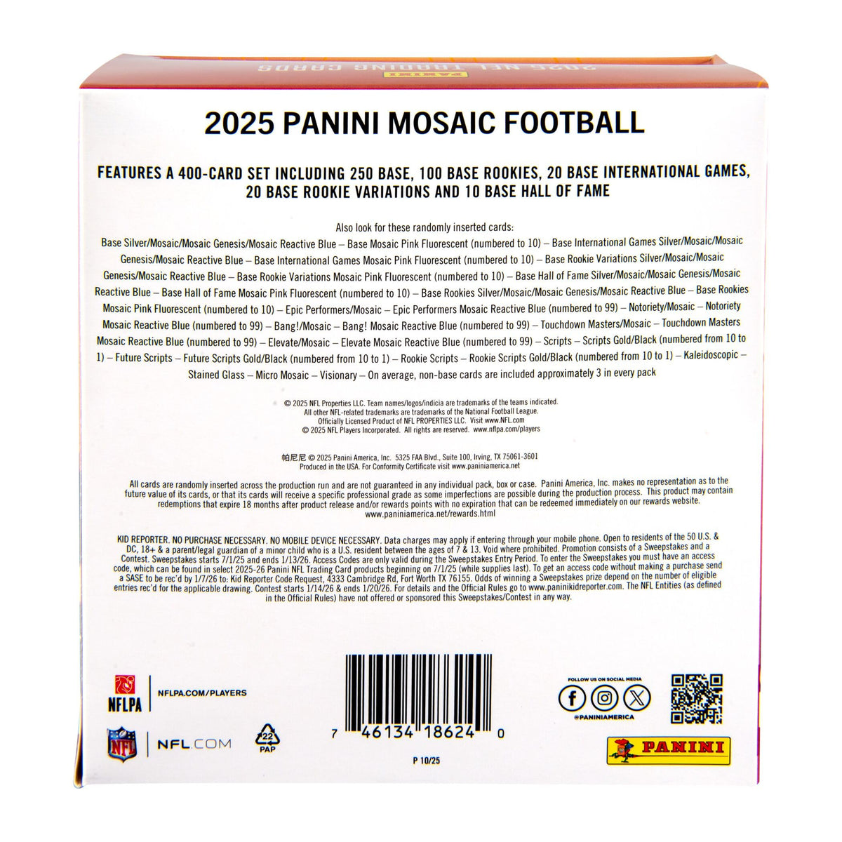 Football Trading Cards Mega Box H207