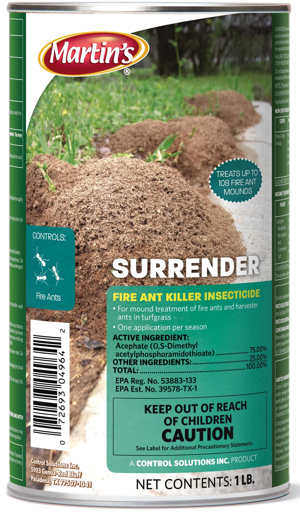 Fire Ant Killer 1 lb Can O68481