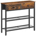 29.5" Narrow Console Table with 2 Fabric Drawers I2703