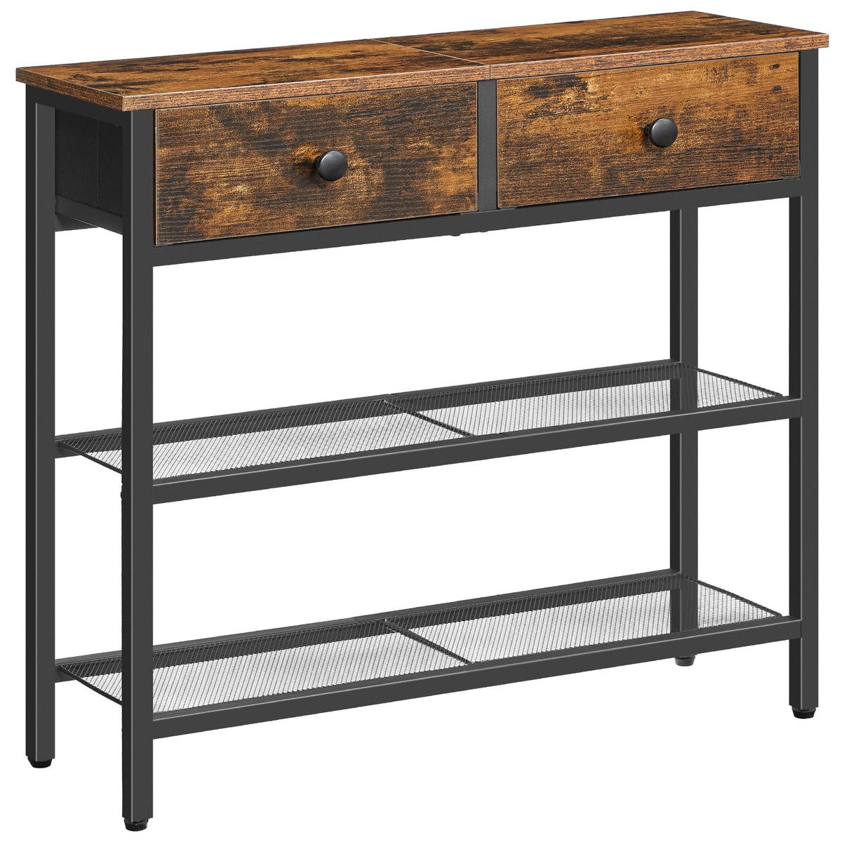 29.5" Narrow Console Table with 2 Fabric Drawers I2703