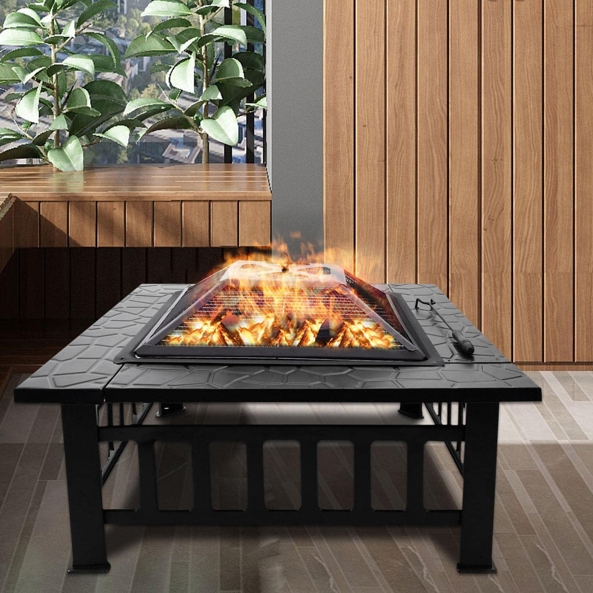 32 inch Wood Burning Outdoor Fire Pit V289
