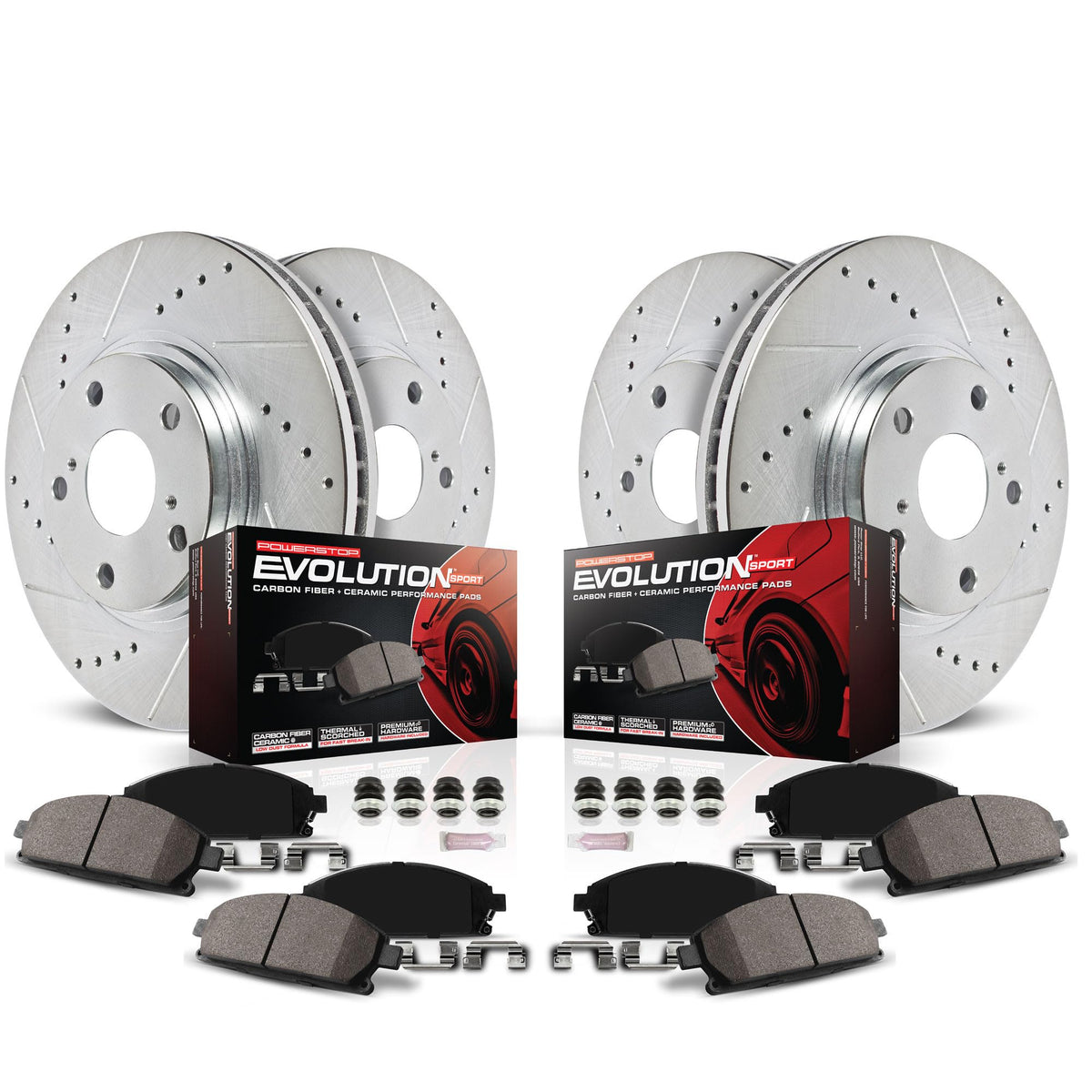 Brake Pad & Rotor Kit Front & Rear K6187