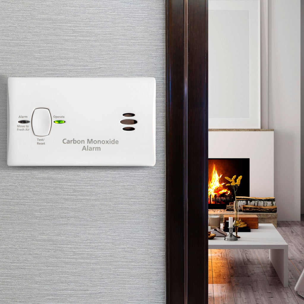 Carbon Monoxide Detector, AA Battery Powered, 85 dB Alarm, 6 Pack N151276