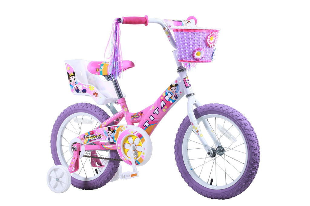 16-Inch Girls BMX Bike with Training Wheels H174879