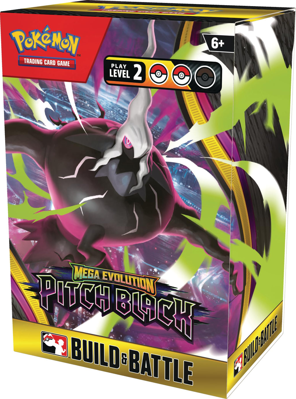Pokémon Tcg: Mega Evolution—pitch Black Build & Battle Box B563439