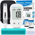 Blood Glucose Monitor Kit, 100 Strips, Meter, Lancing Device A396223