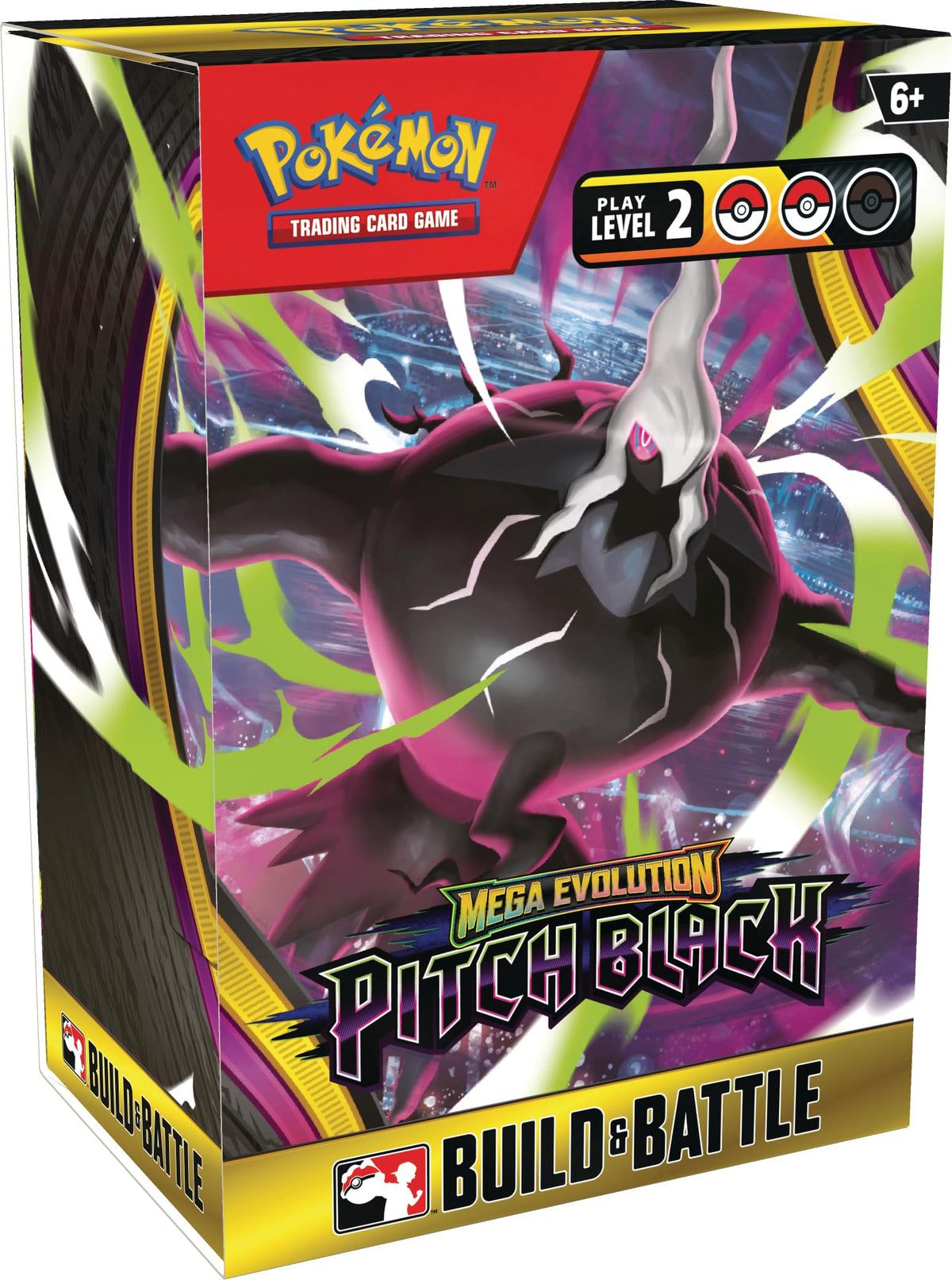 Pokémon Tcg: Mega Evolution—pitch Black Build & Battle Box B563439