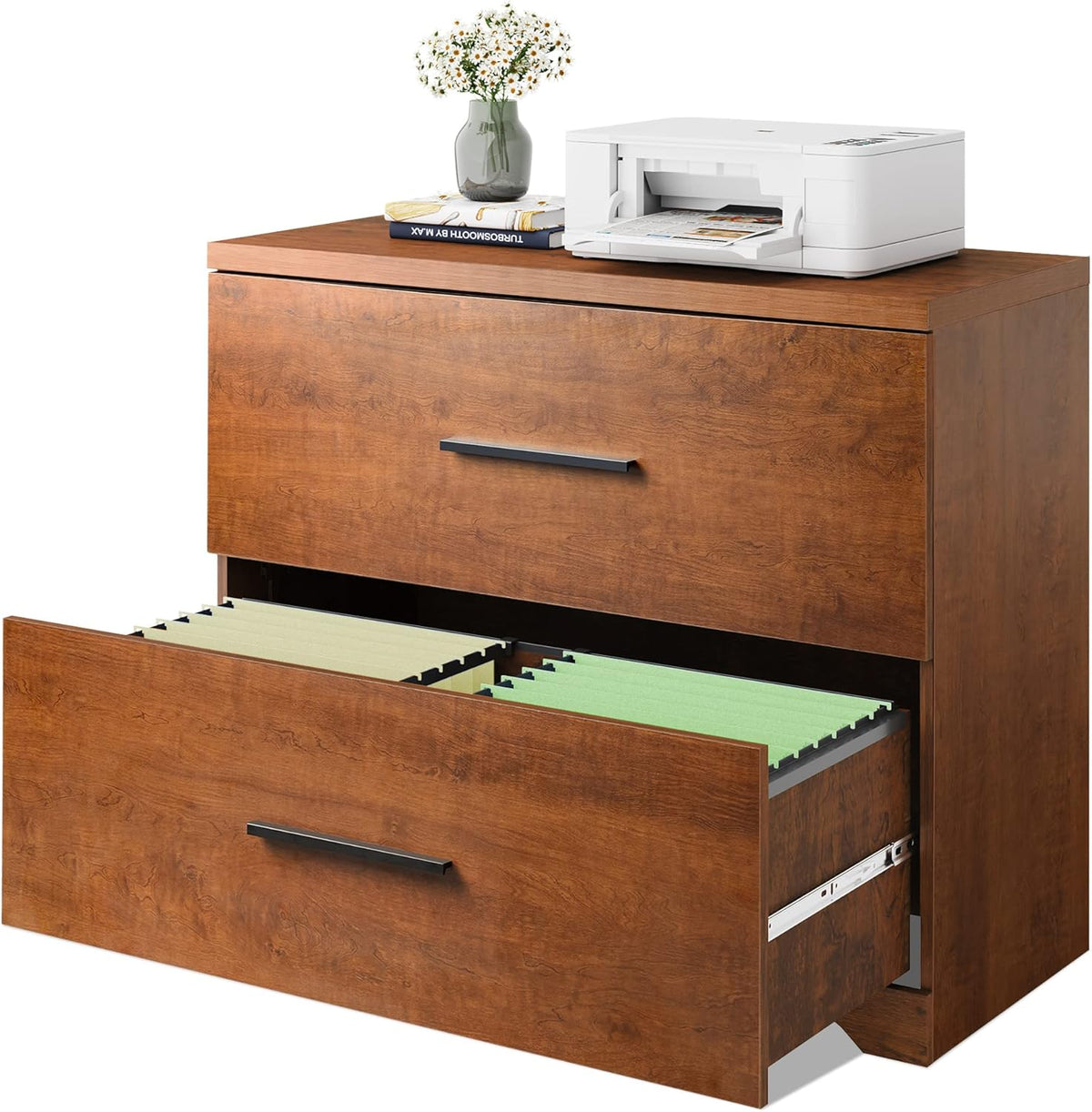 2 Drawer Wood Lateral File Cabinet with Anti-tilt Mechanism M20720