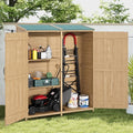 33.52 CU.FT Outdoor Storage Shed with Waterproof Asphalt Roof A596049