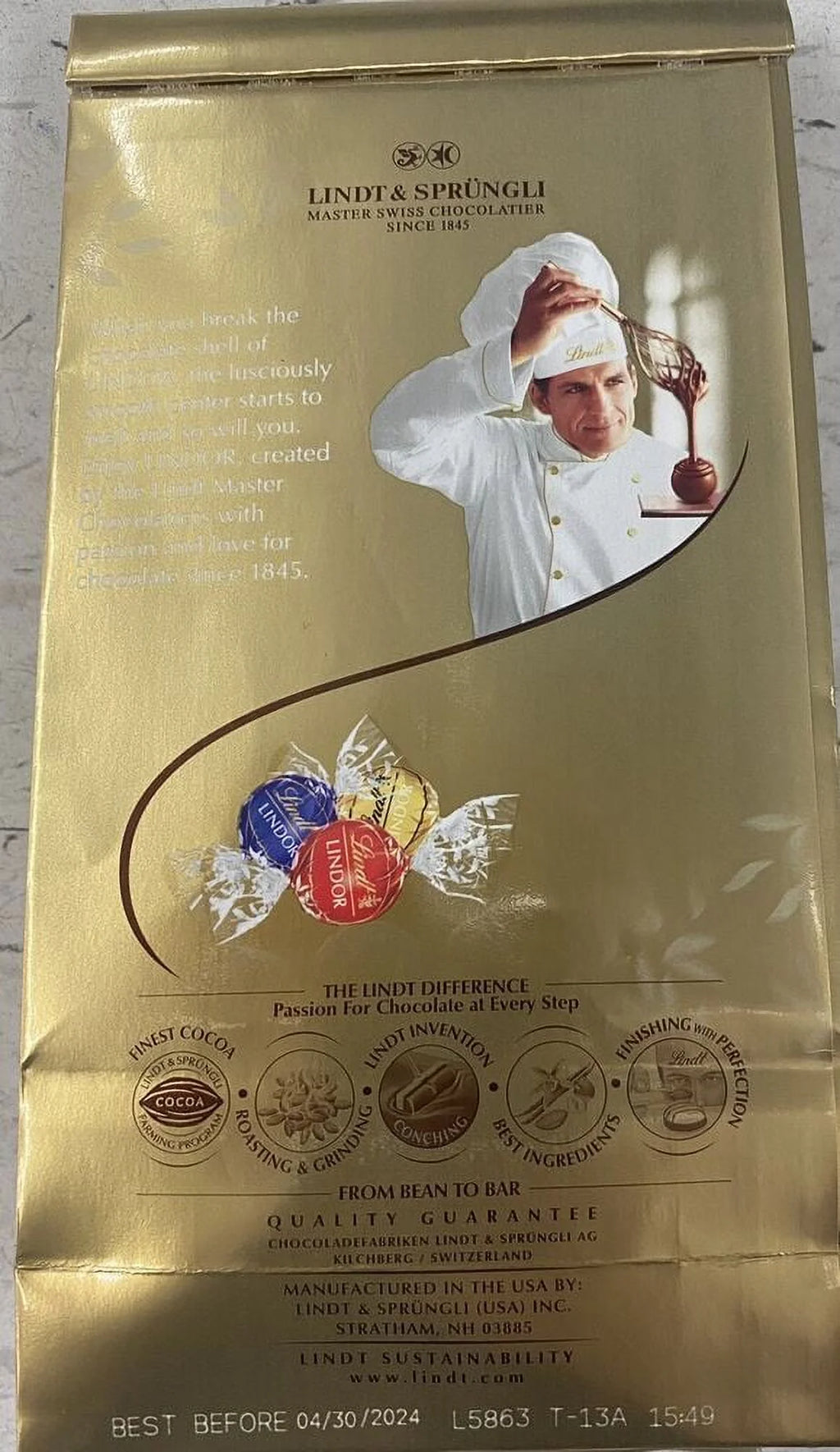 5.1 oz Assorted Chocolate Truffles 5 Pack Q581