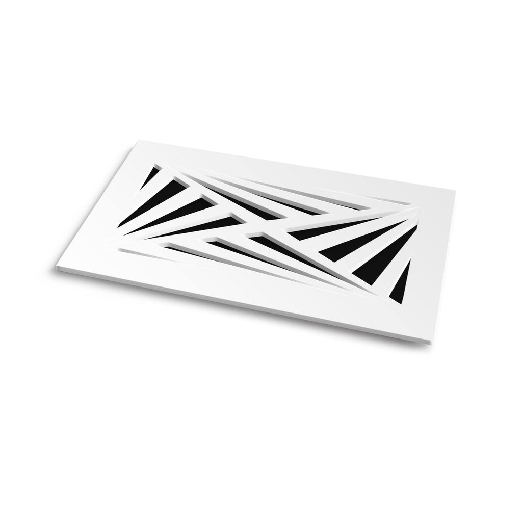 White Acrylic Air Vent Cover O951