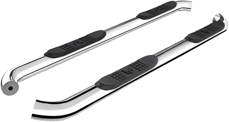 Stainless Steel 3 Side Step Rails Nerf Bars Running Boards (2pcs) W808