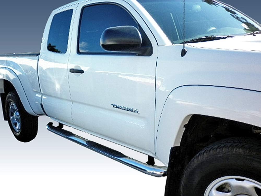 Stainless Steel 3 Side Step Rails Nerf Bars Running Boards (2pcs) W808