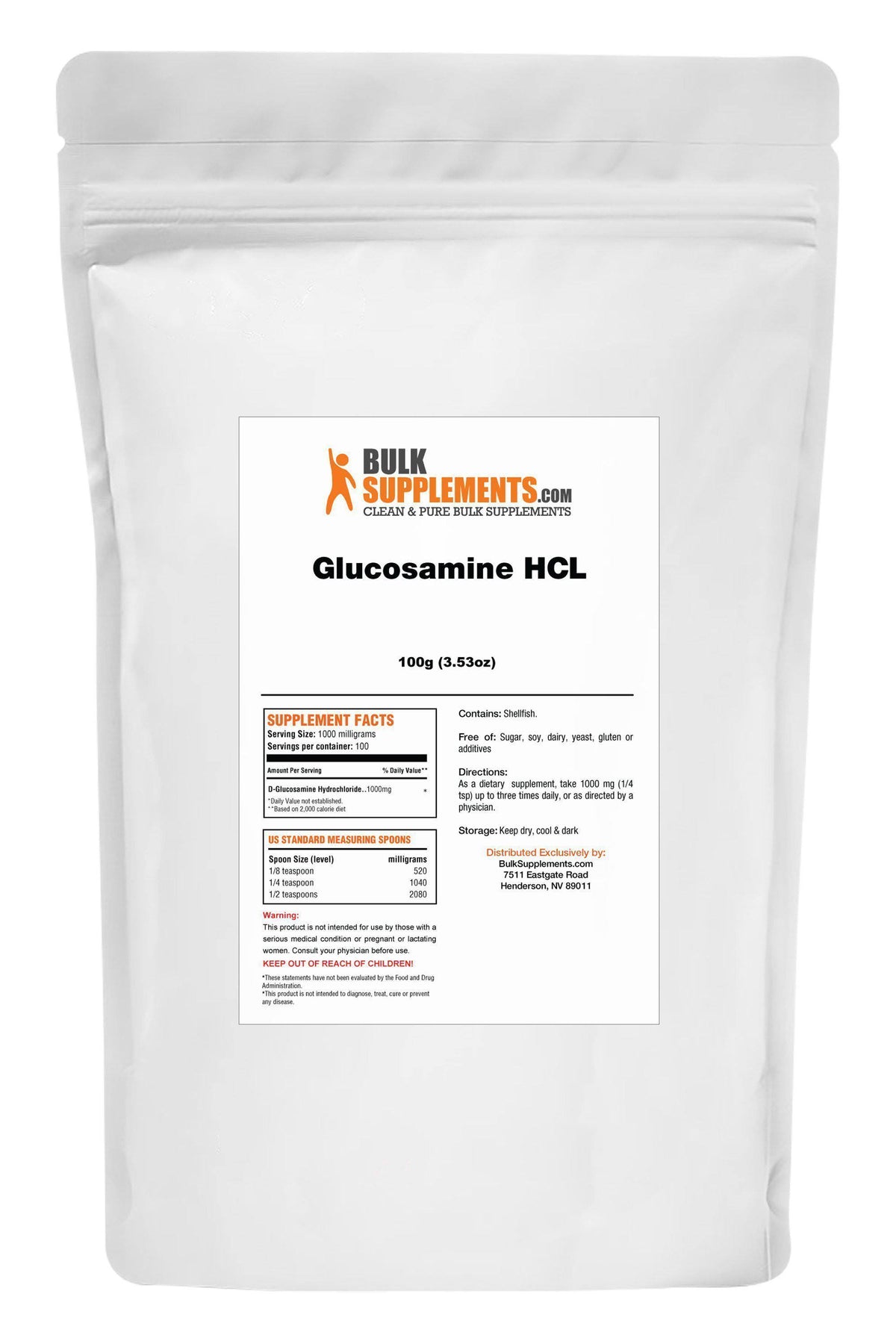 Pure Glucosamine HCL Powder D689