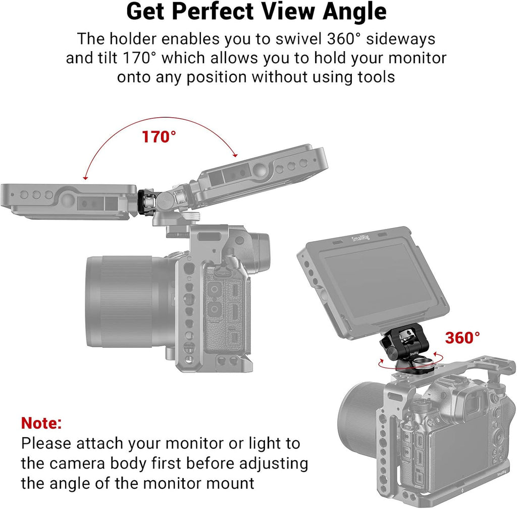Swivel and Tilt Monitor Mount with Locating Pins F168913