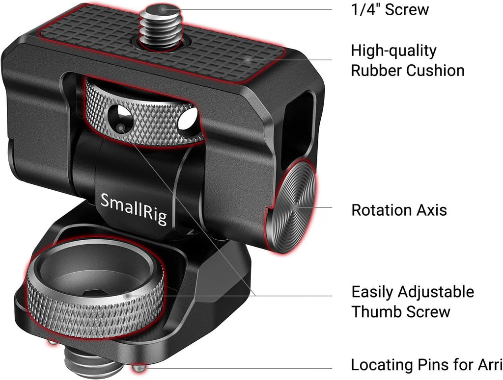 Swivel and Tilt Monitor Mount with Locating Pins F168913