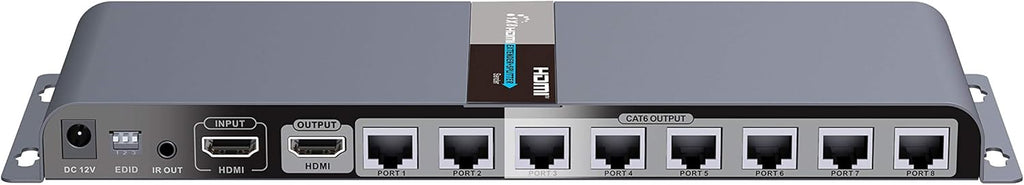 1080P 1x4 HDMI Splitter Over Cat6 Extender with IR, Up to 40M Or 131 Ft U4659
